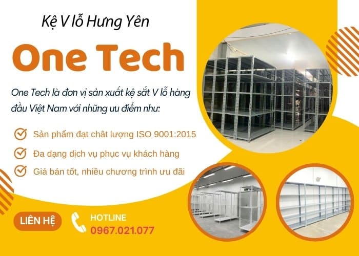 Địa chỉ cung cấp kệ V lỗ uy tín tại Hưng Yên