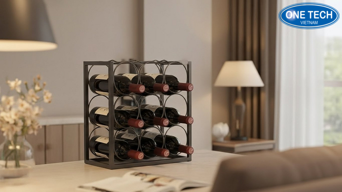 Mẫu kệ để rượu mini hiện đại cho gia đình OneTech