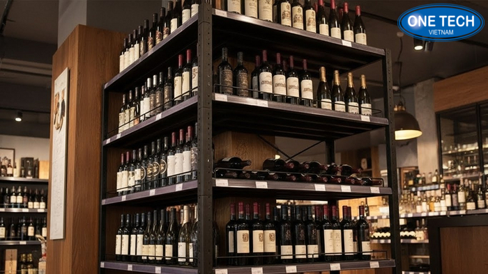 Checklist thông tin cần gửi để báo giá kệ trưng bày rượu tại Hưng Yên