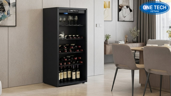 Tủ rượu gia đình đẹp kiểu gọn tối ưu cho không gian nhỏ