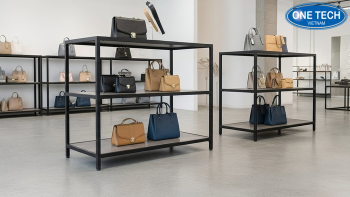 Checklist chọn kệ trưng bày túi xách dạng bảng dễ đối chiếu