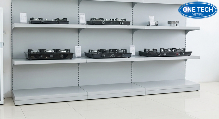 Gợi ý mẫu kệ trưng bày bếp gas giá rẻ cho cửa hàng nhỏ