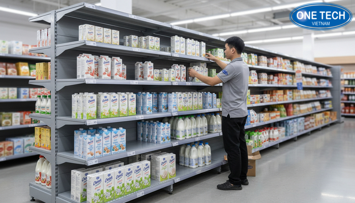 Lắp đặt và bảo hành kệ trưng bày sữa Quy trình lắp đặt và bảo hành kệ trưng bày sữa