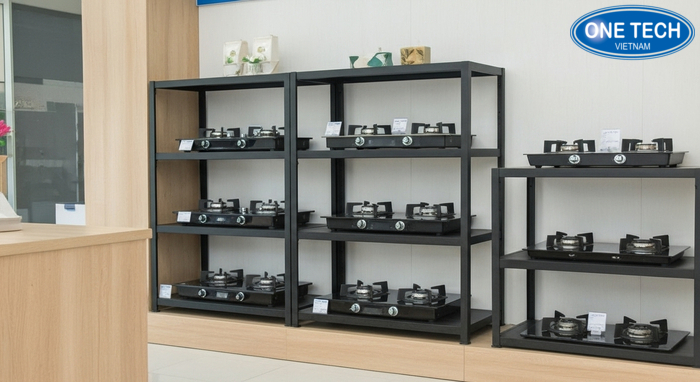 Hình ảnh minh họa khu trưng bày và tư vấn kệ tại Kệ siêu thị Hưng Yên