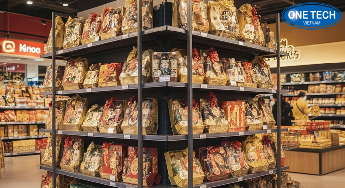 Chi phí và lợi ích khi đầu tư kệ trưng bày giỏ quà Tết Ước lượng chi phí đầu tư kệ trưng bày giỏ quà Tết