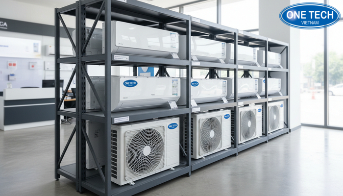 Bảng so sánh giá và chất lượng kệ trưng bày điều hoà theo phân khúc