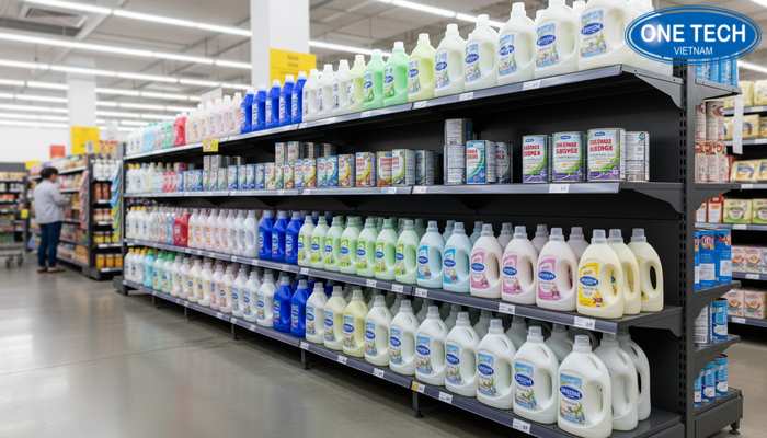 Minh hoa chat lieu ke trung bay nuoc giat pho bien