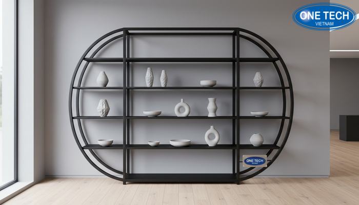 Vị trí đặt kệ trưng bày gốm sứ an toàn Hướng dẫn vị trí lắp đặt kệ trưng bày gốm sứ trong phòng