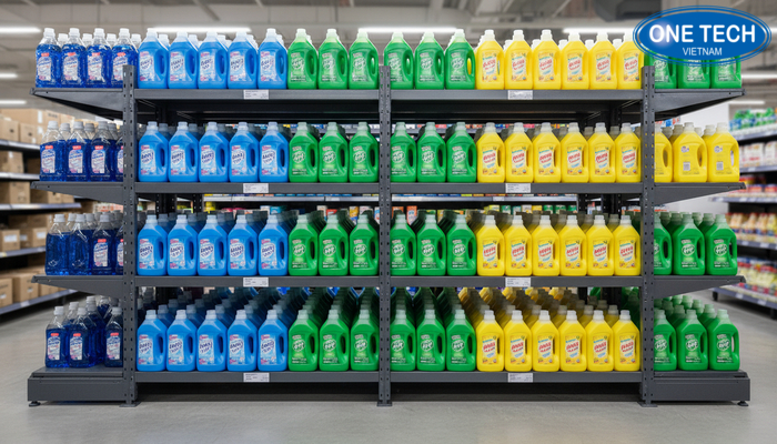 Ke V lo trung bay nuoc giat can lon 2-5 lit