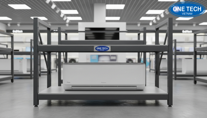 Phân biệt kệ trưng bày điều hoà và điều hoà hàng trưng bày