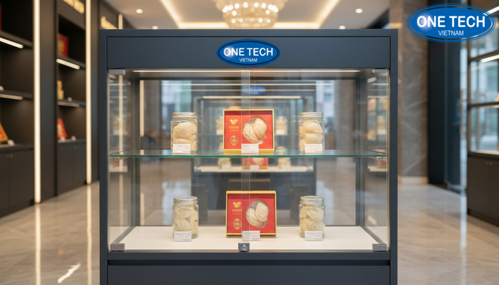 Quy trình sản xuất kệ tủ trưng bày yến sào Quy trình sản xuất kệ tủ trưng bày yến sào