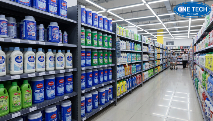 Tong hop mau ke trung bay nuoc giat duoc ua chuong