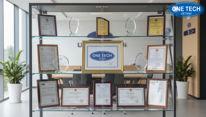 Tủ kính trưng bày bằng khen cửa kính chống bụi Tủ kính chống bụi giúp bảo quản bằng khen và khung A4 sạch đẹp