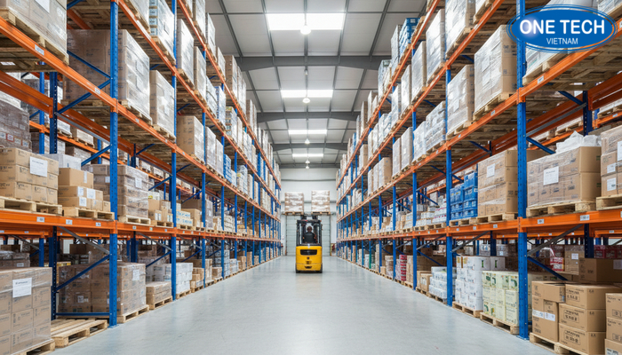 Cấu trúc kệ selective và so sánh các hệ kệ kho Minh họa cấu trúc kệ selective và so sánh với kệ drive-in, double deep