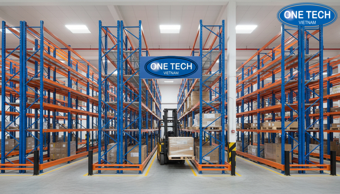 Kệ drive in tại Hưng Yên Công trình kệ drive in triển khai thực tế tại Hưng Yên, bố trí dãy sâu tối ưu diện tích