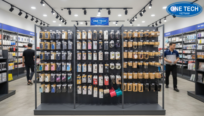 Tổng quan kệ móc treo phụ kiện trong cửa hàng