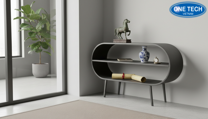 Kệ trưng bày đồ cổ cho không gian nhỏ Kệ nhỏ gọn trưng bày đồ cổ tối ưu cho không gian hẹp