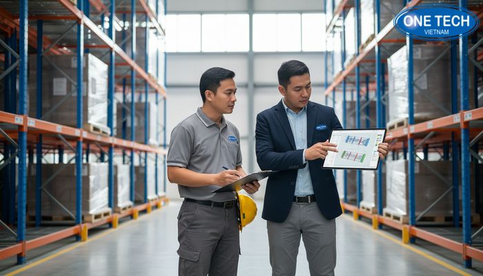 Khảo sát kho và tư vấn phương án kệ Push Back theo mặt bằng thực tế