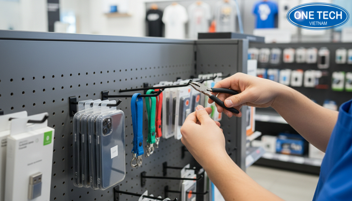 Cách sửa móc treo phụ kiện bị cong hoặc lỏng tại chỗ