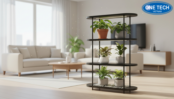 Xu hướng kệ trang trí cây cảnh đa tầng nhỏ gọn, linh hoạt