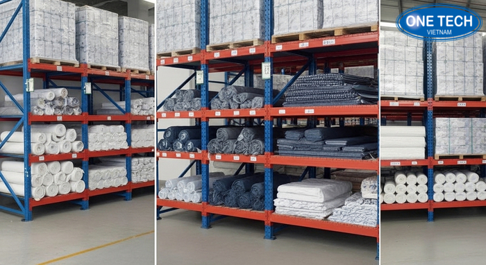 So sánh kệ kho chứa vải phổ biến Bảng so sánh các mẫu kệ kho chứa vải theo nhu cầu