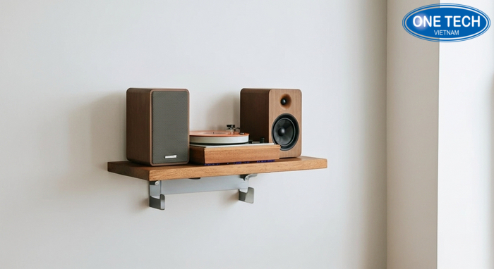 Kệ treo tường loa cao cấp Kệ treo tường loa cao cấp tiết kiệm diện tích phòng nhỏ