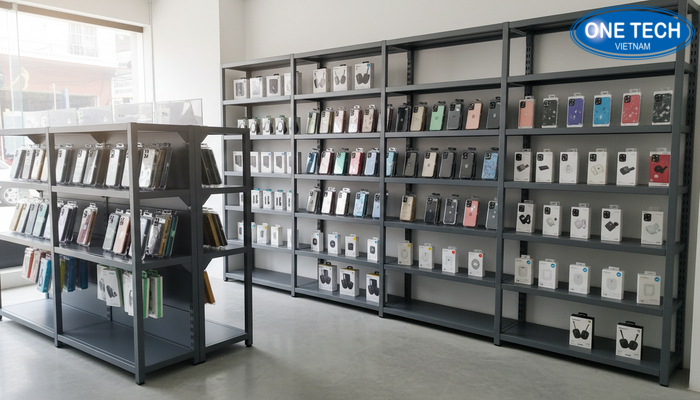 Lắp đặt kệ trưng bày phụ kiện điện thoại Lắp đặt kệ trưng bày phụ kiện tại cửa hàng giúp tối ưu không gian