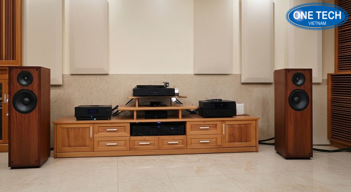 Tủ kệ phòng nghe nhạc hiện đại Tủ kệ phòng nghe nhạc hiện đại nhiều tầng