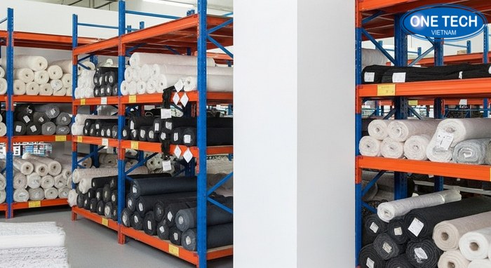 Thiết kế kệ trưng bày vải đẹp Mẫu kệ trưng bày vải hiện đại cho cửa hàng