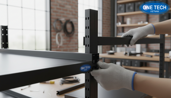 Hướng dẫn lắp đặt kệ trưng bày loa Quy trình lắp đặt kệ trưng bày loa đảm bảo chắc chắn