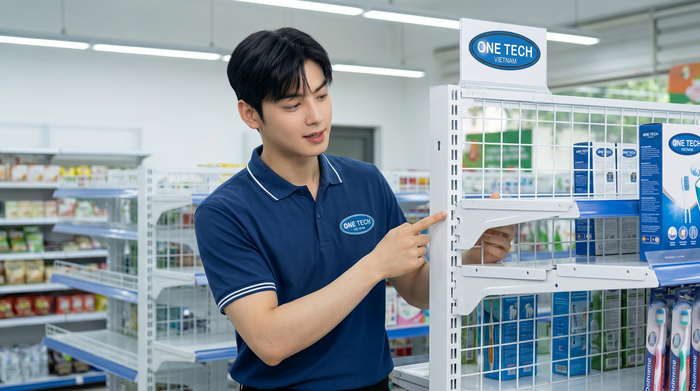 Lắp đặt kệ trưng bày bàn chải đánh răng Hướng dẫn lắp đặt kệ trưng bày bàn chải đánh răng