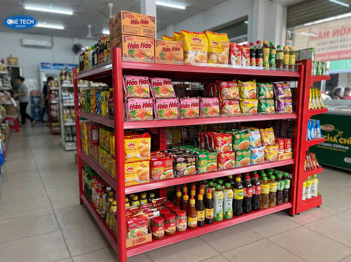 Lưu ý khi chọn kệ trưng bày bim bim phù hợp tại Hưng Yên