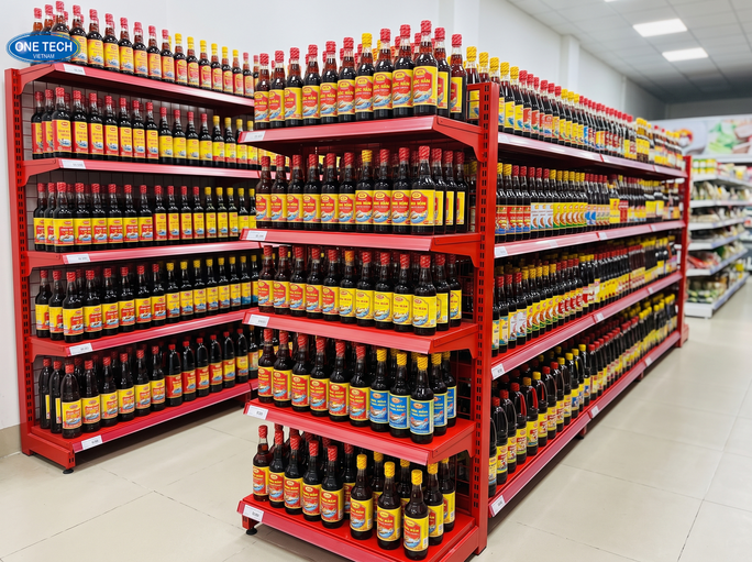 Các loại kệ trưng bày nước mắm Hưng Yên được ưa chuộng